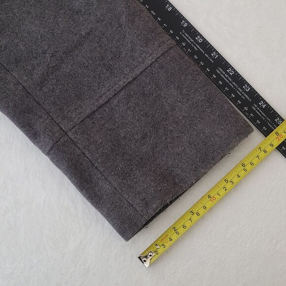 Avenue Gray Wool Blend Double Breasted Peacoat Dark Academia Size 22/24 - Picture 6 of 8